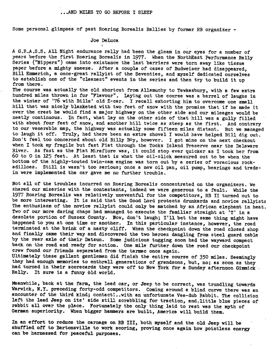 Roaring Borealis 1979